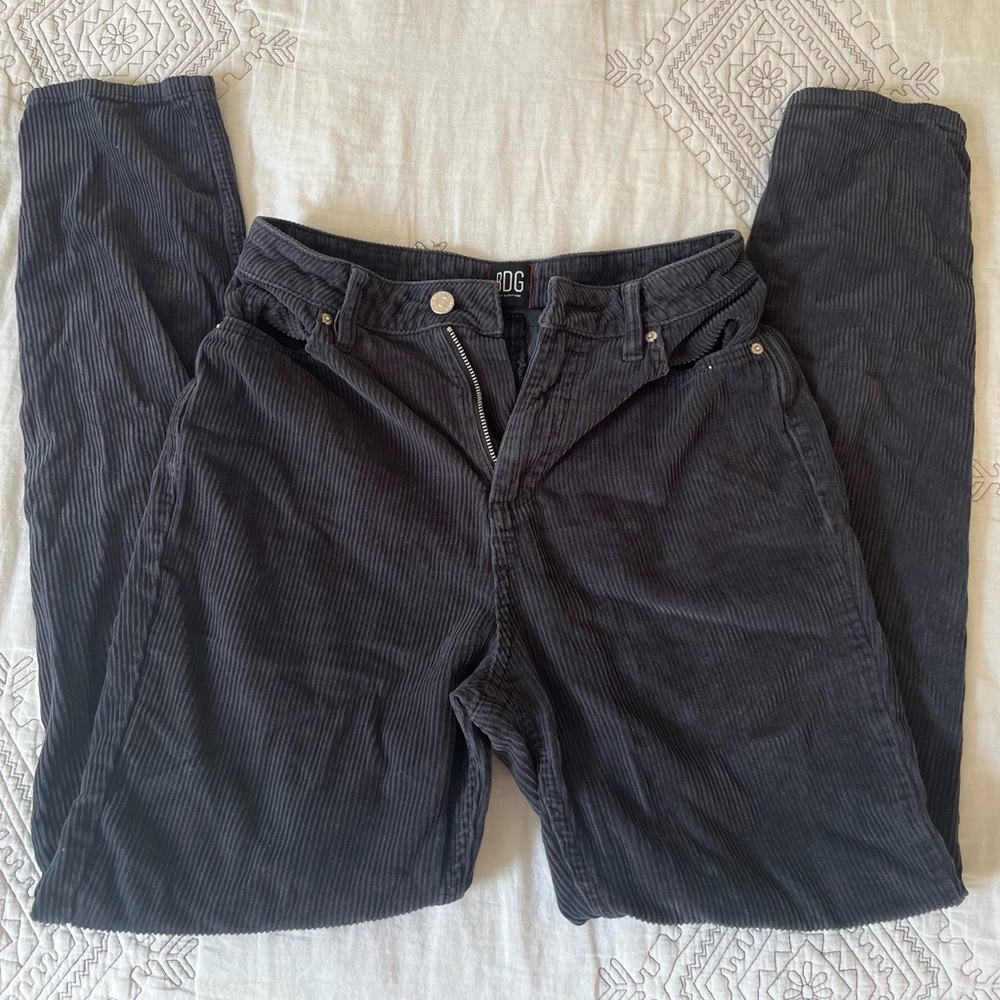 BDG urban outfitters black corduroy pants!